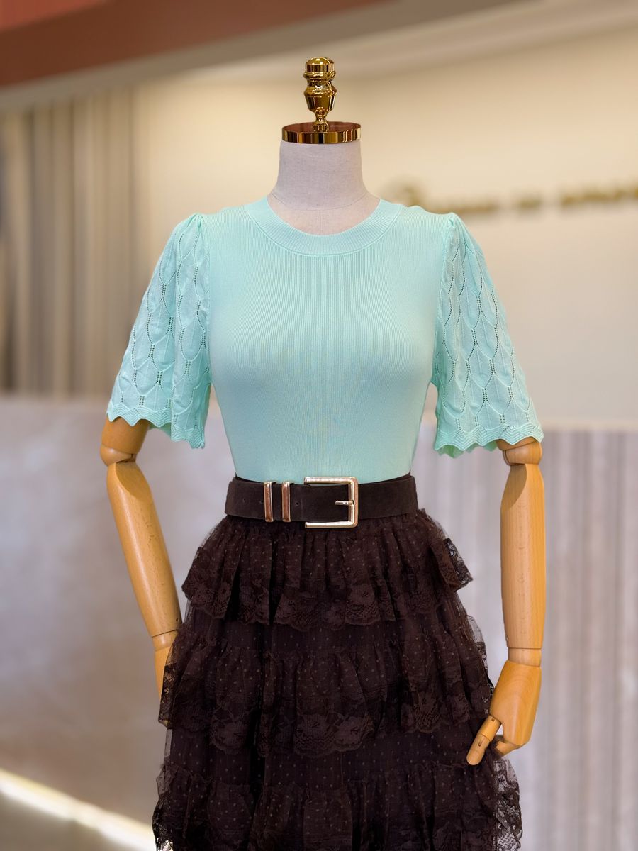 Blusa Babi Verde Menta