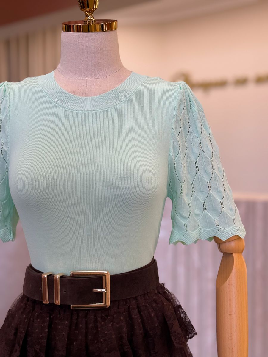 Blusa Babi Verde Menta