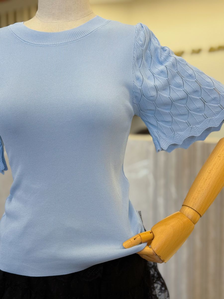 Blusa Babi Azul Bebe