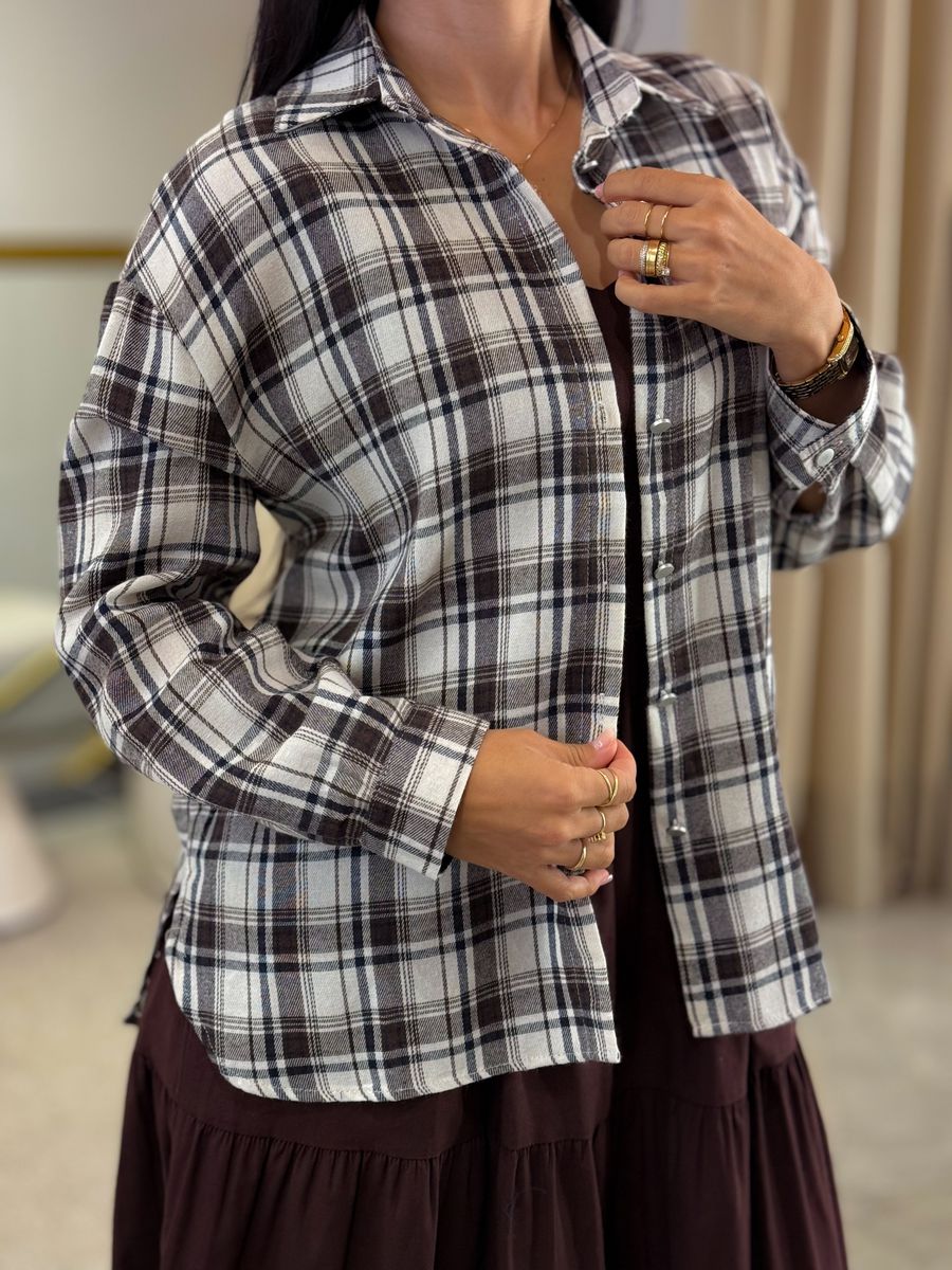 Camisa Babi Xadrez Off