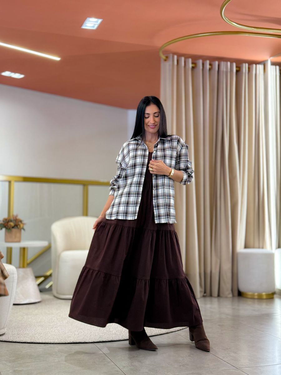 Camisa Babi Xadrez Off