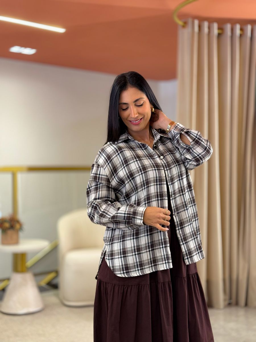 Camisa Babi Xadrez Off