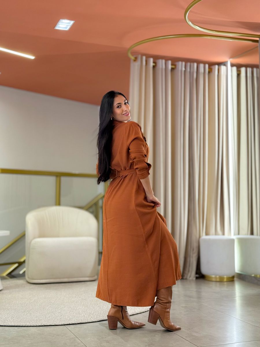 Vestido Luciana Caramelo
