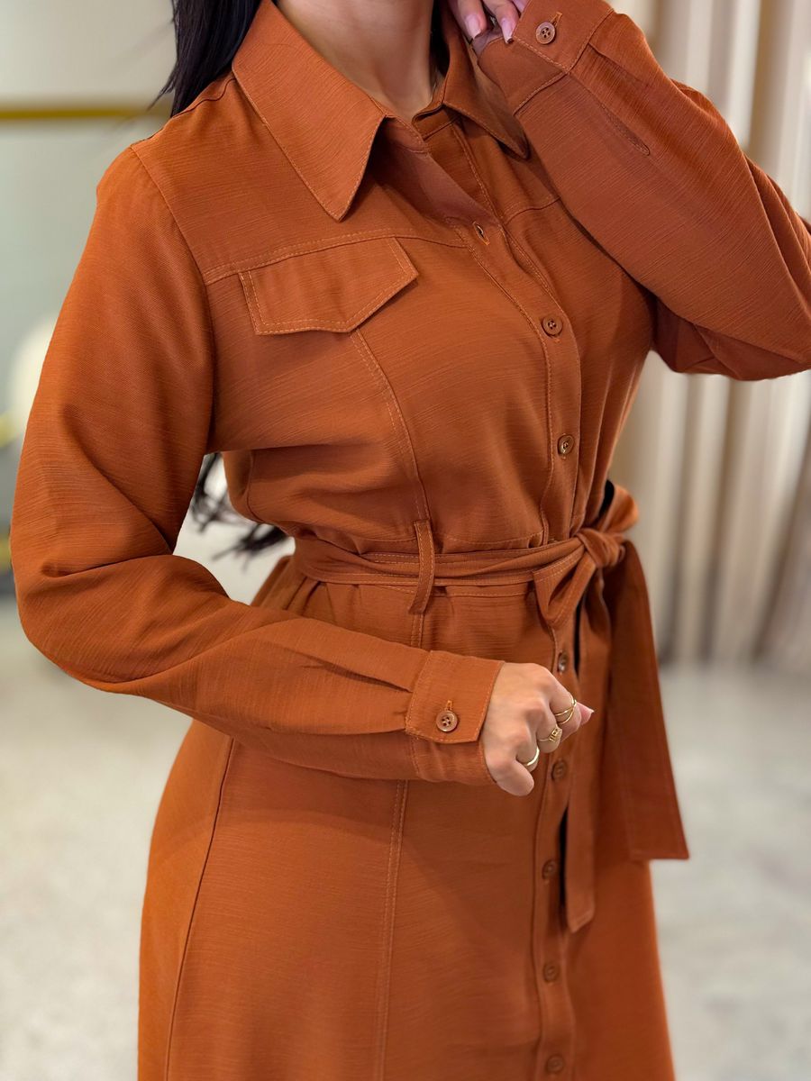 Vestido Luciana Caramelo