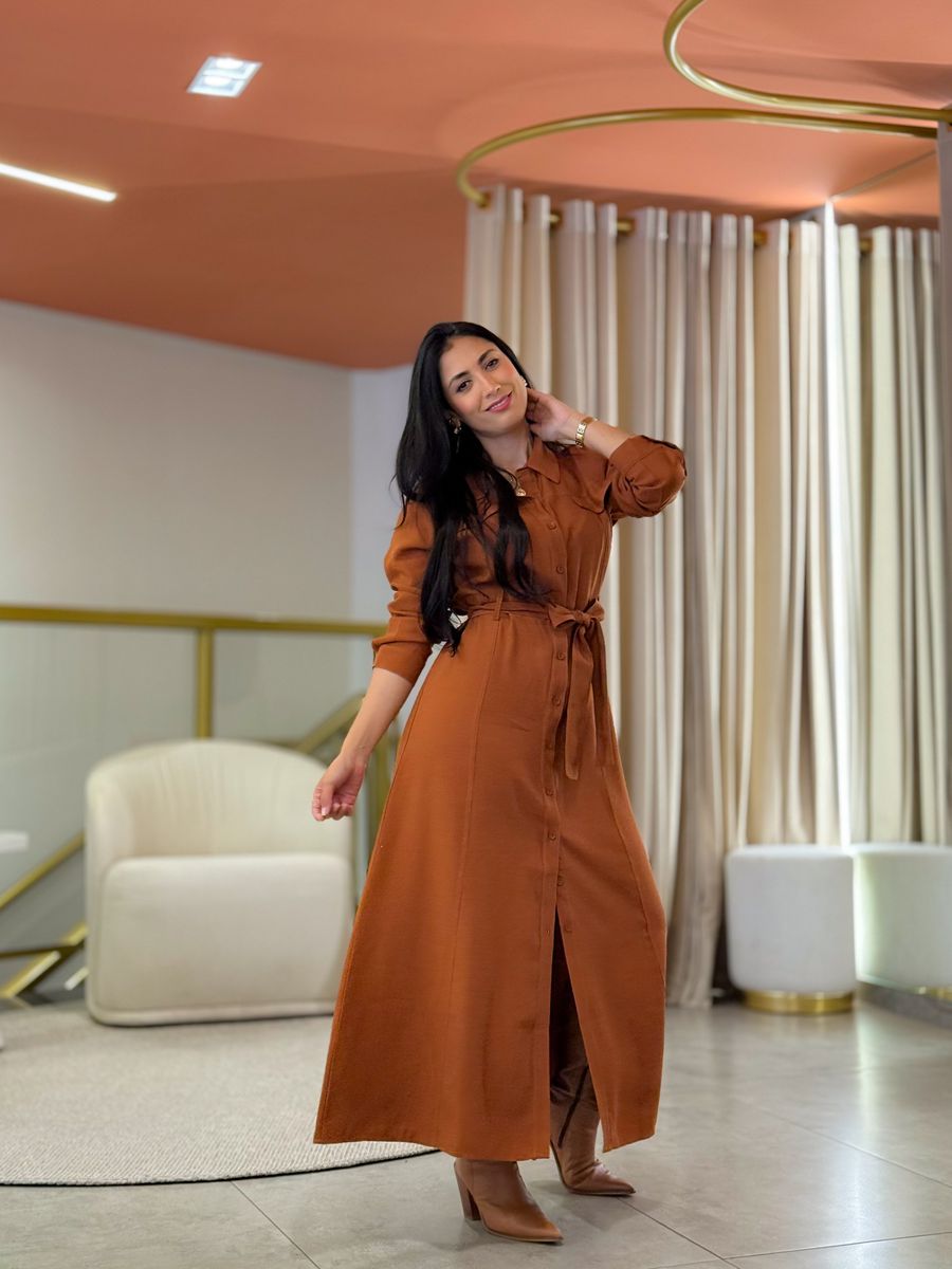 Vestido Luciana Caramelo