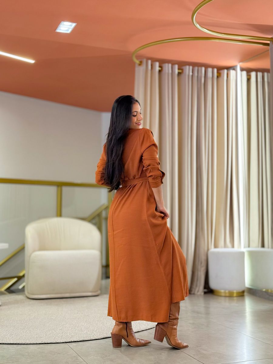 Vestido Luciana Caramelo