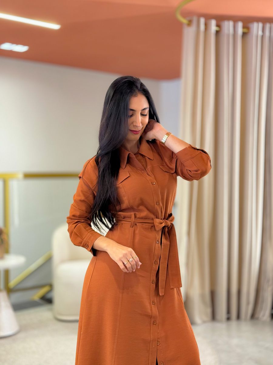 Vestido Luciana Caramelo