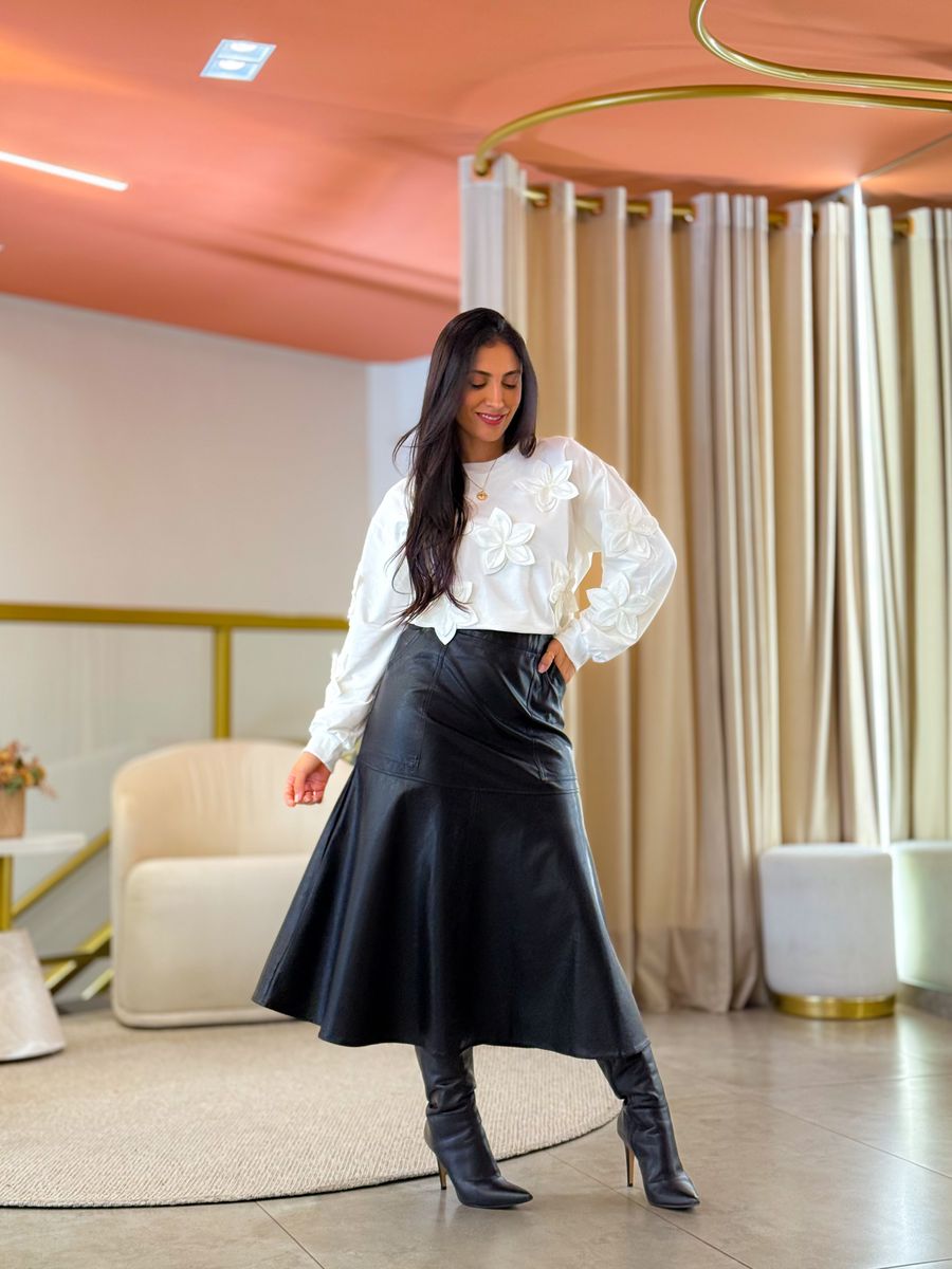 Moletom Livia Branco