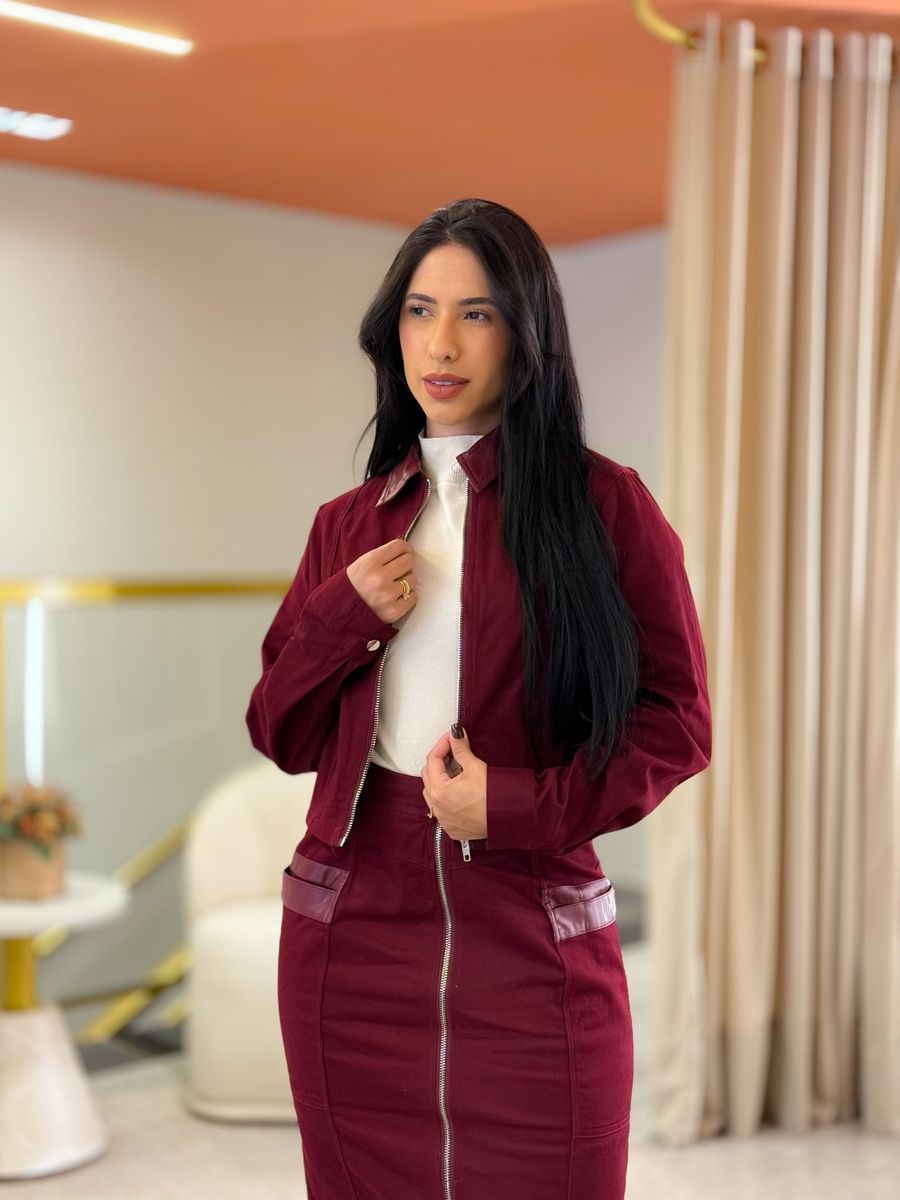 Conjunto Romana Vinho