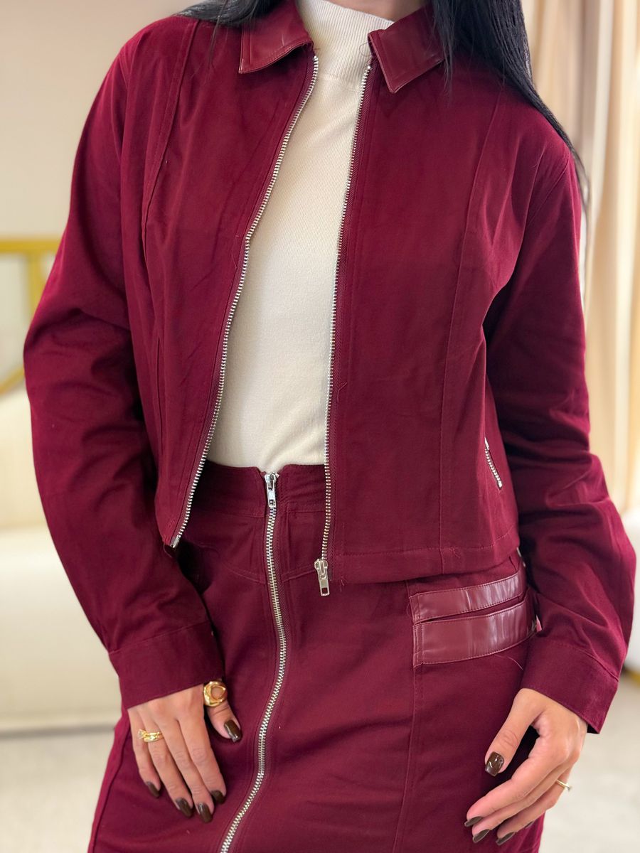 Conjunto Romana Vinho