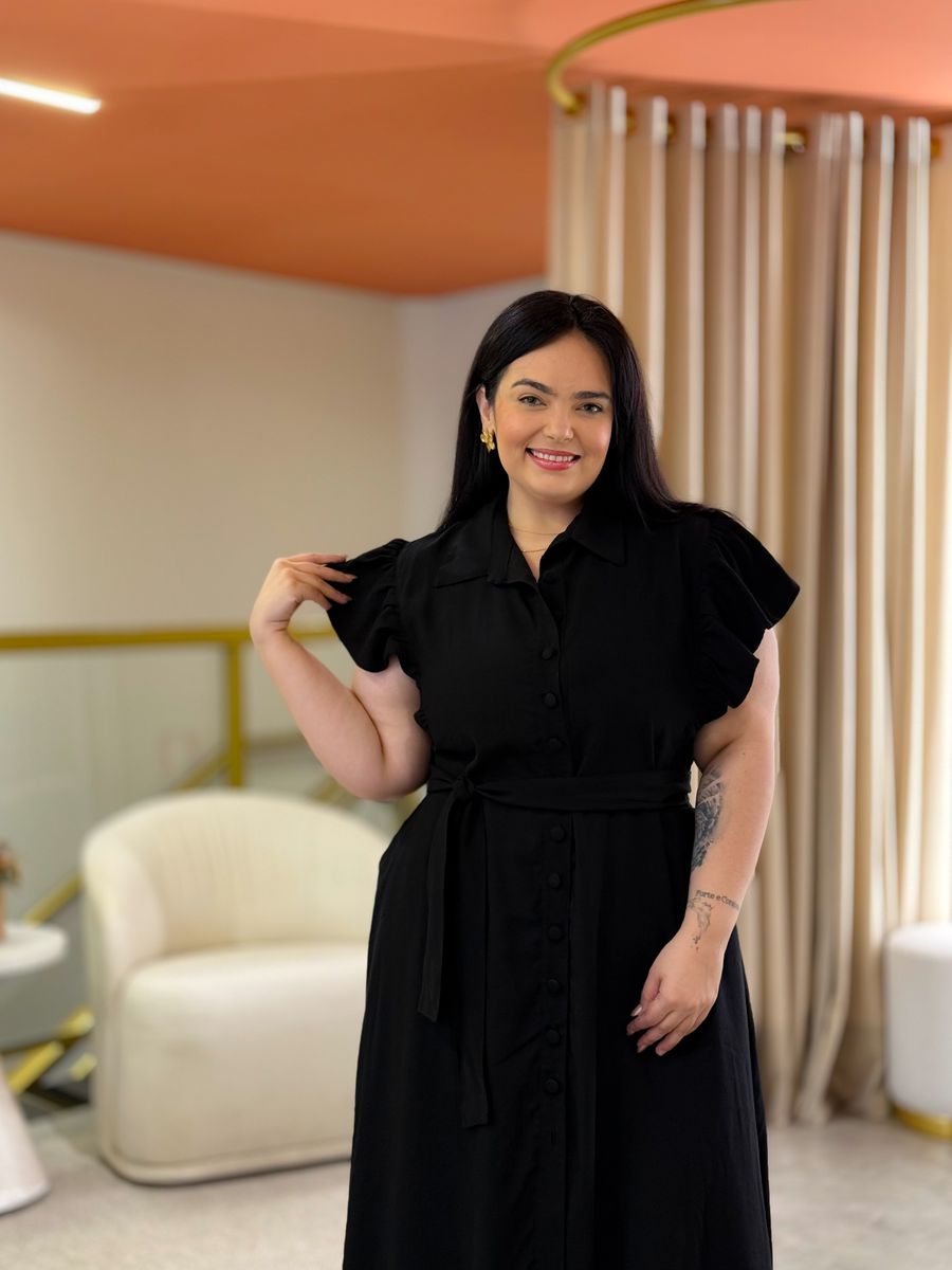 Vestido Liz Plus Preto