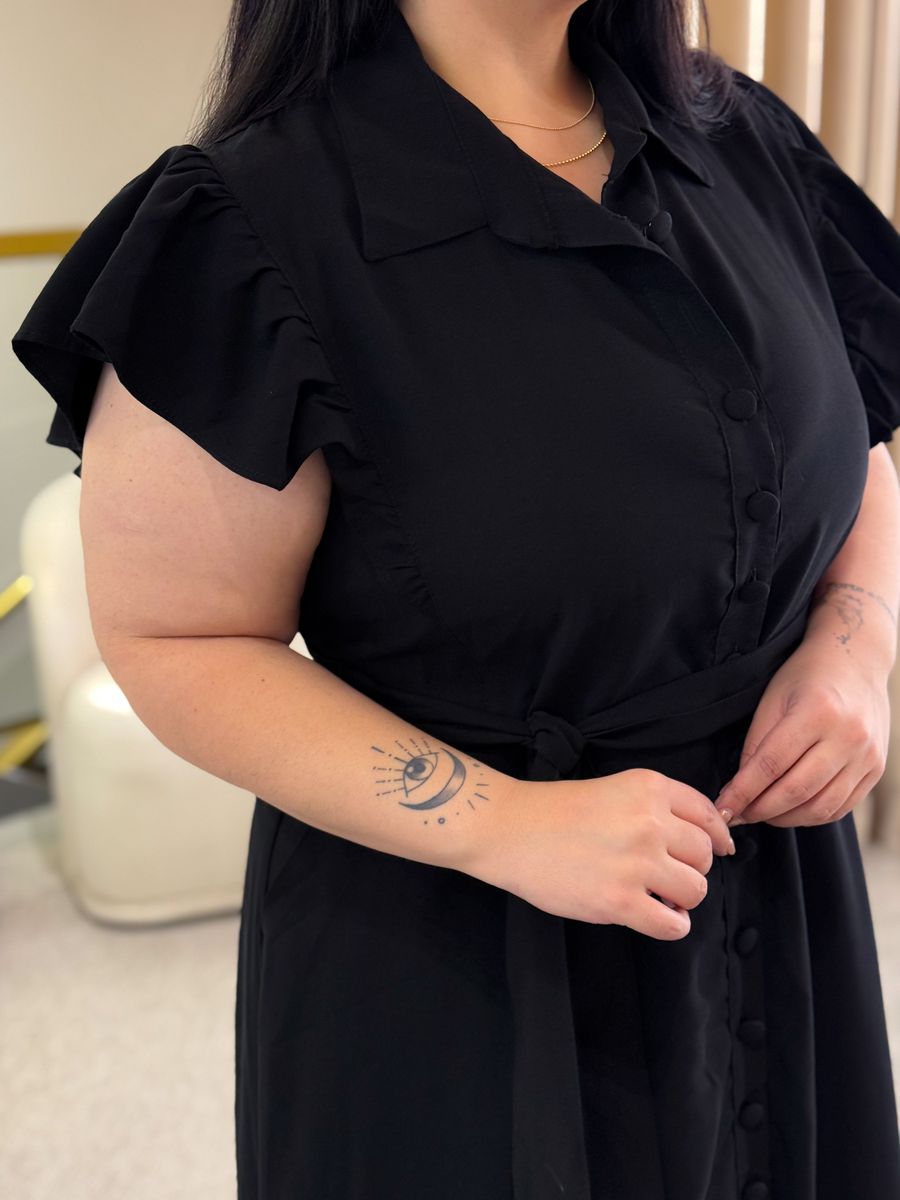 Vestido Liz Plus Preto