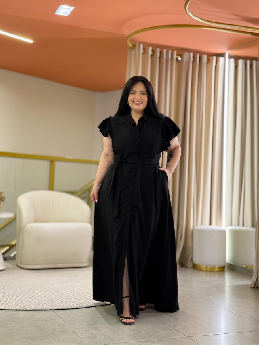 Vestido Liz Plus Preto