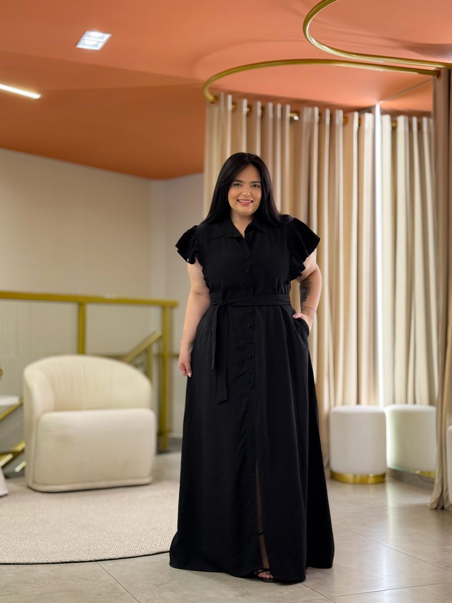 Vestido Liz Plus Preto