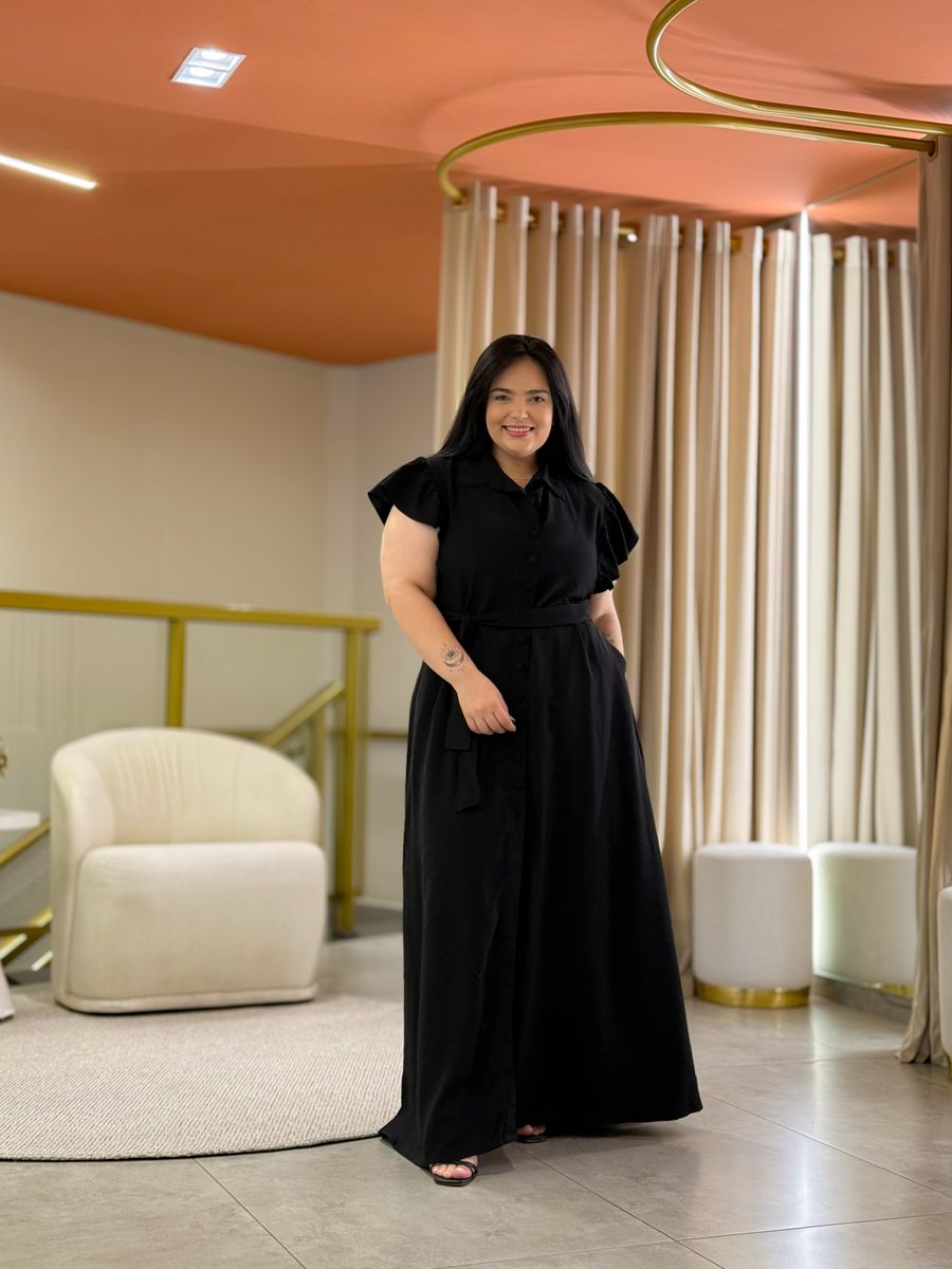 Vestido Liz Plus Preto