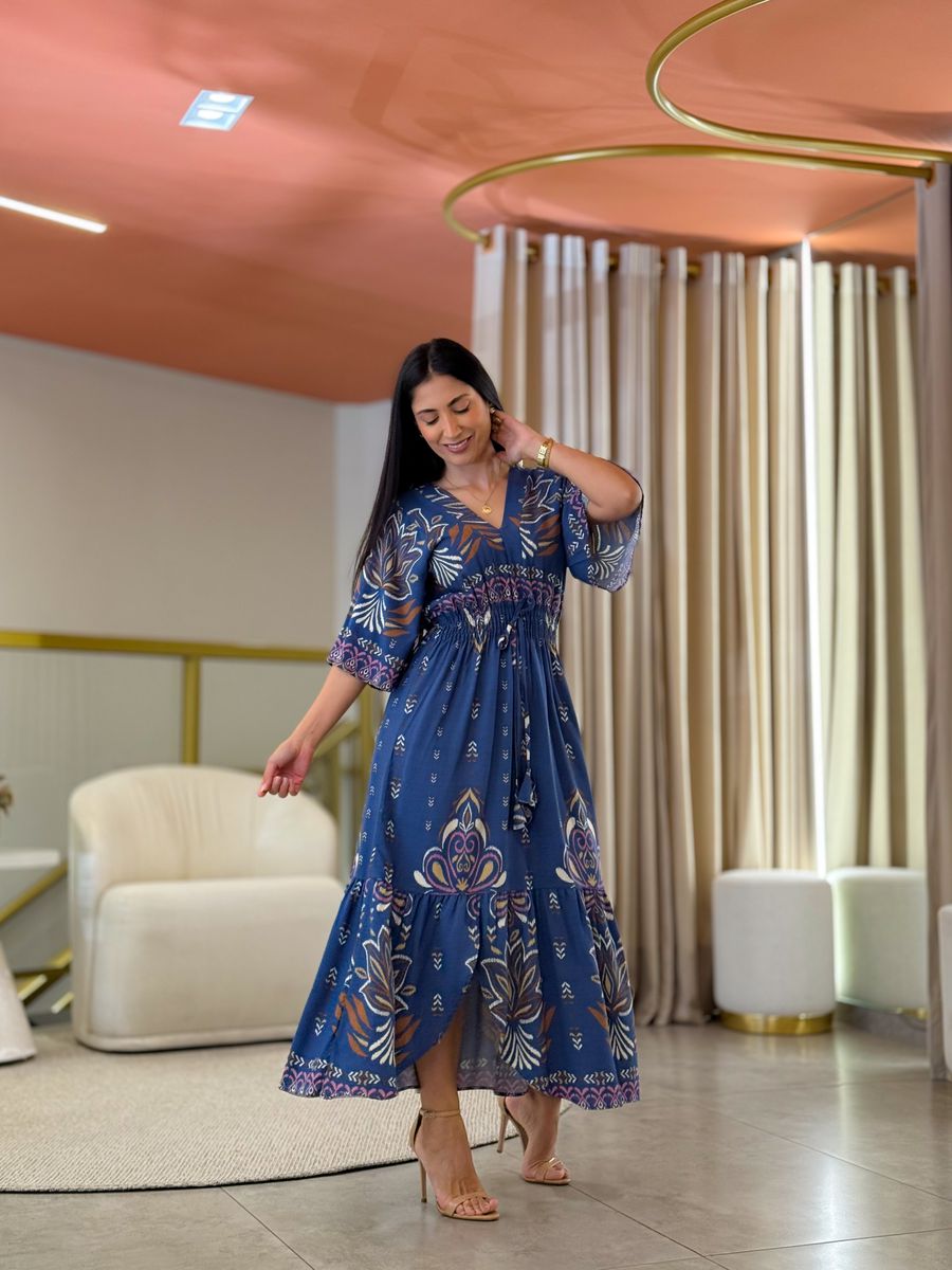 Vestido Tais Azul