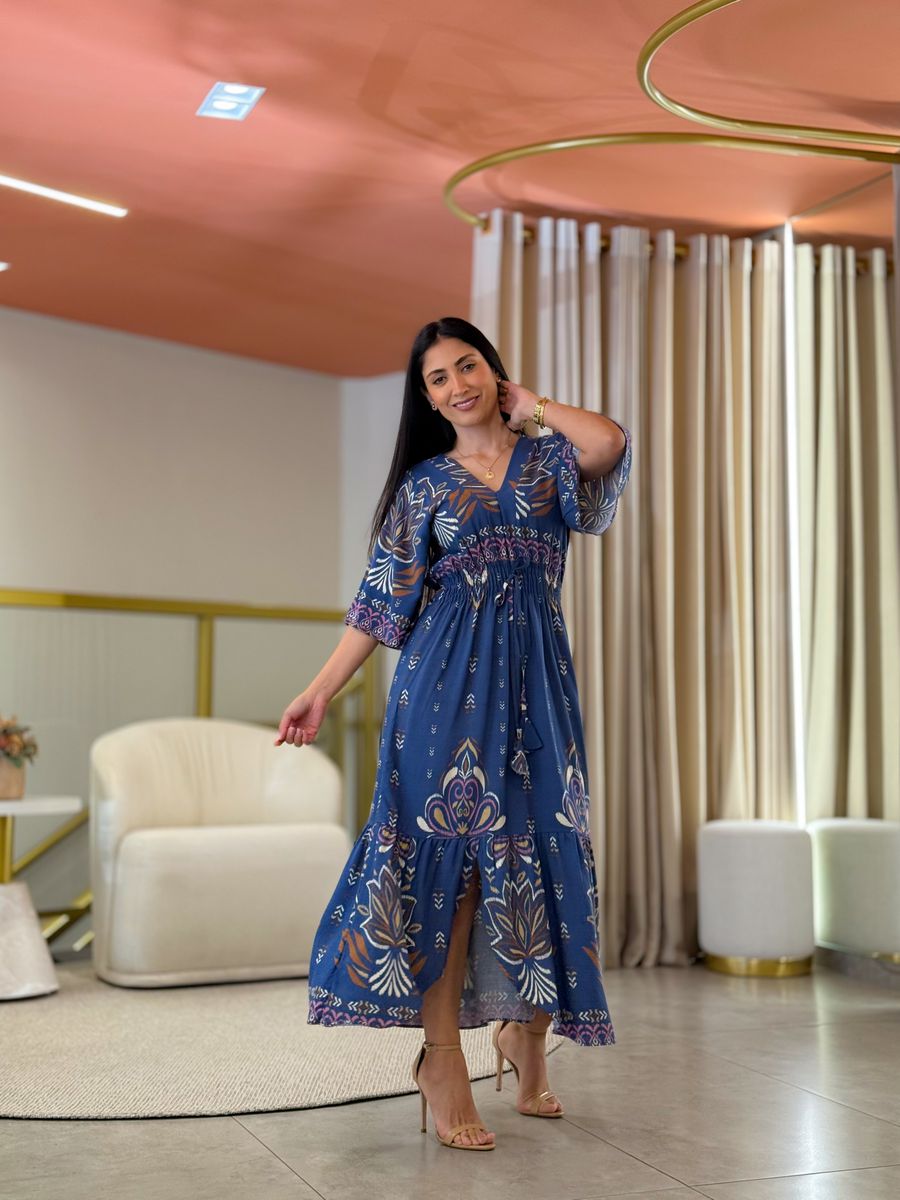 Vestido Tais Azul