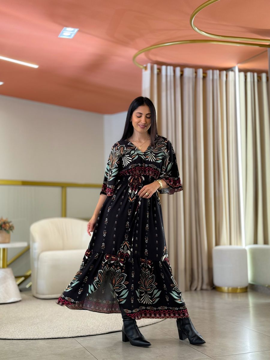 Vestido Tais Preto