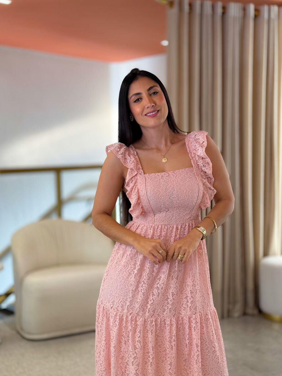 Vestido Daiara Rosa Bebe