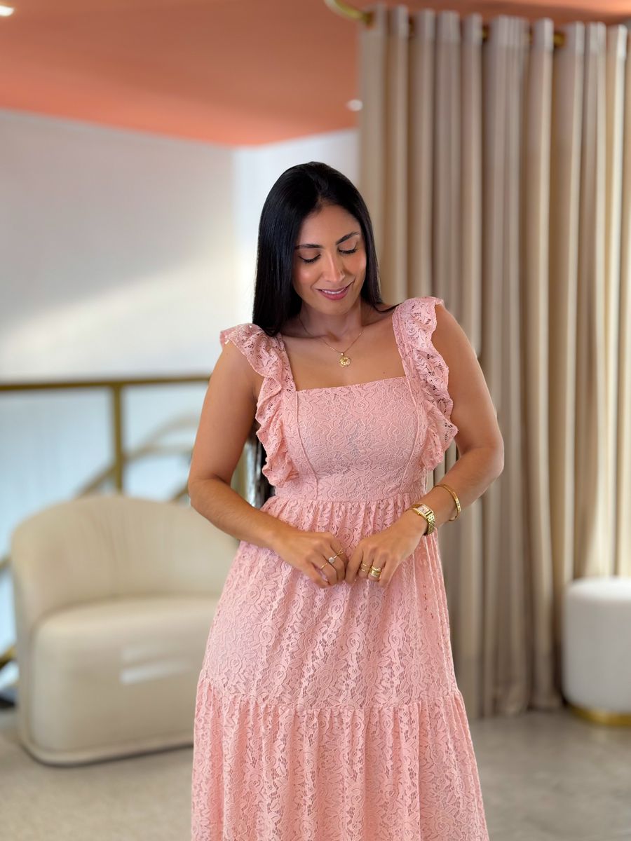 Vestido Daiara Rosa Bebe