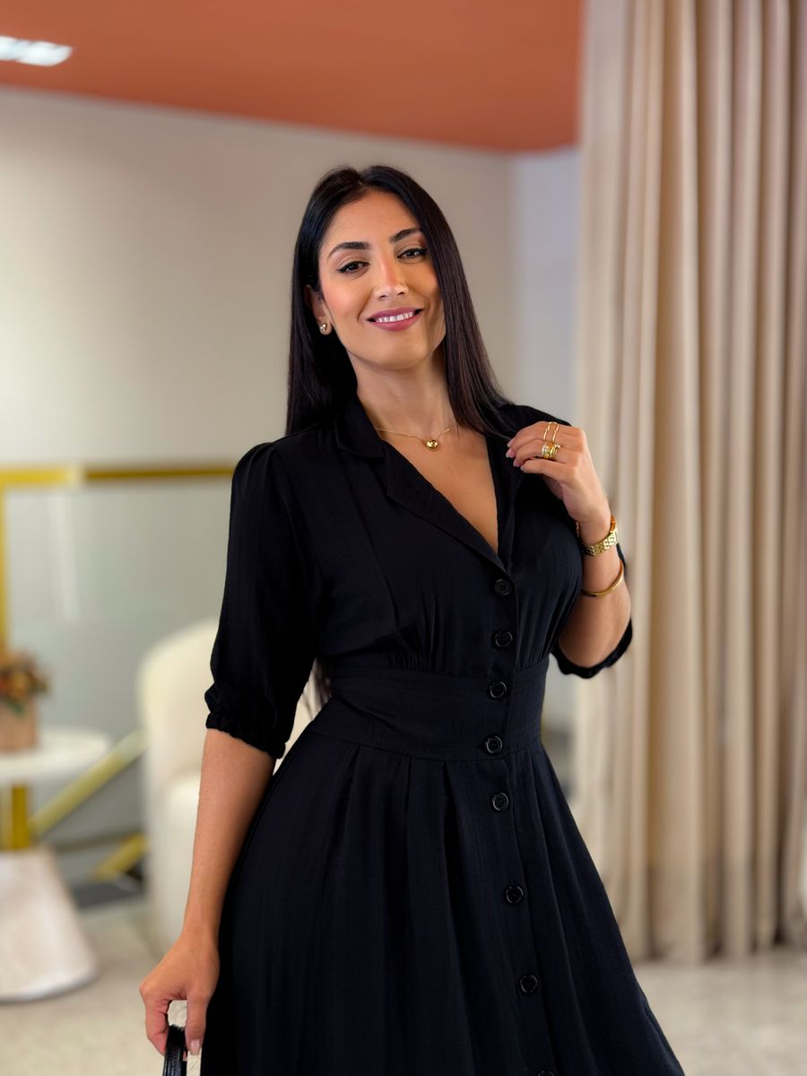 Vestido Mila Preto