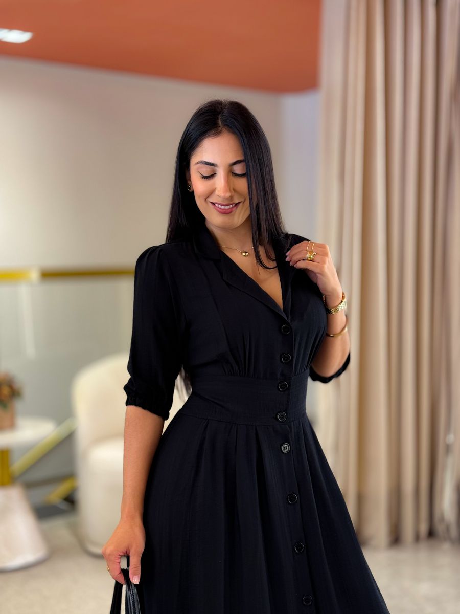 Vestido Mila Preto