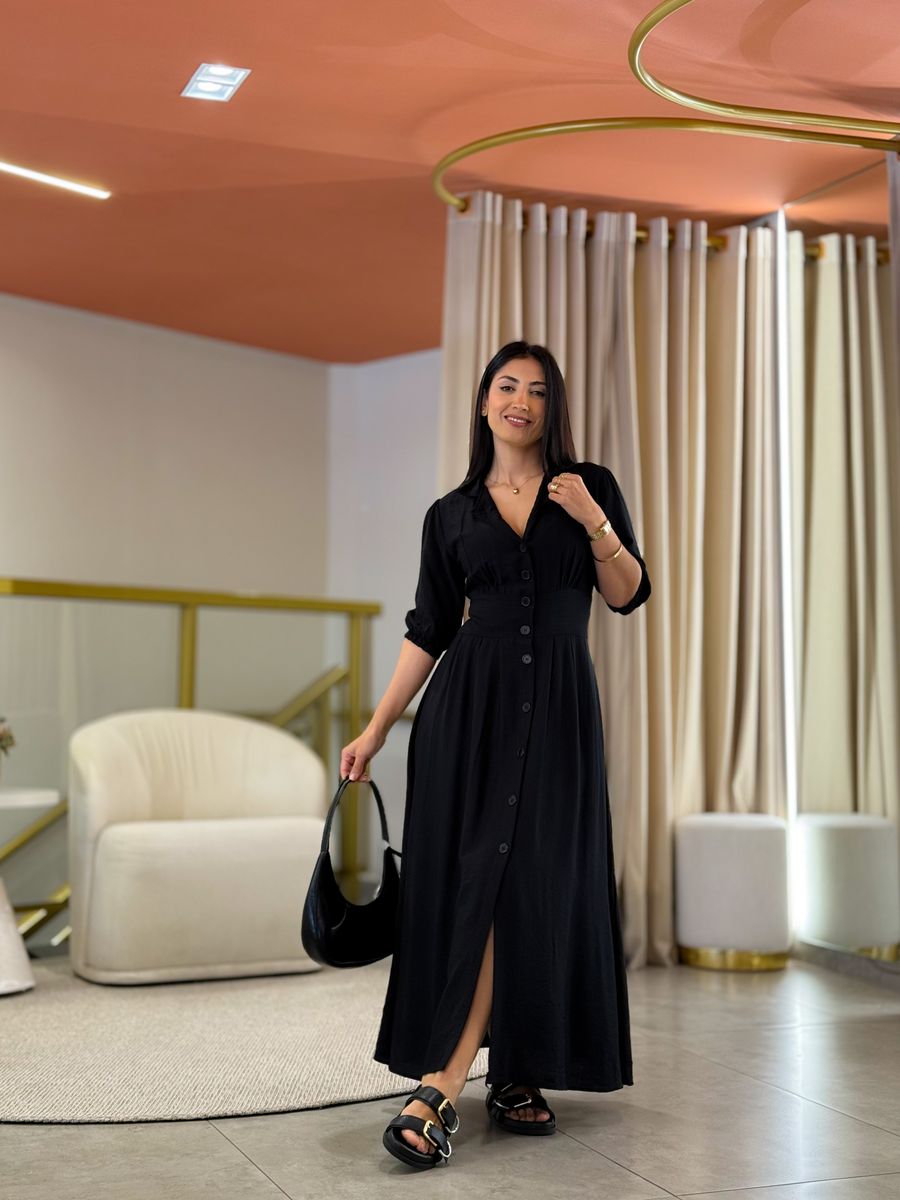 Vestido Mila Preto