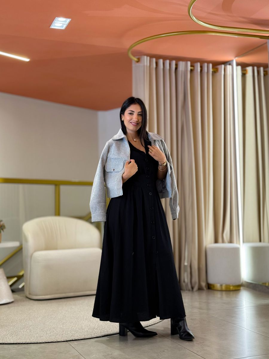 Vestido Mila Preto