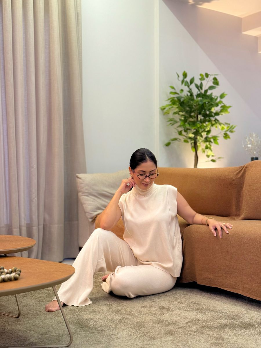 Conjunto Ana Julia Creme