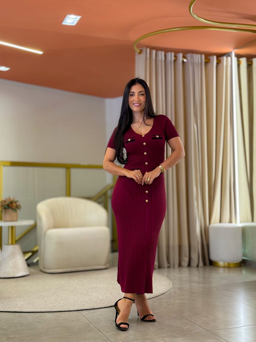 Vestido Emilia Bordo