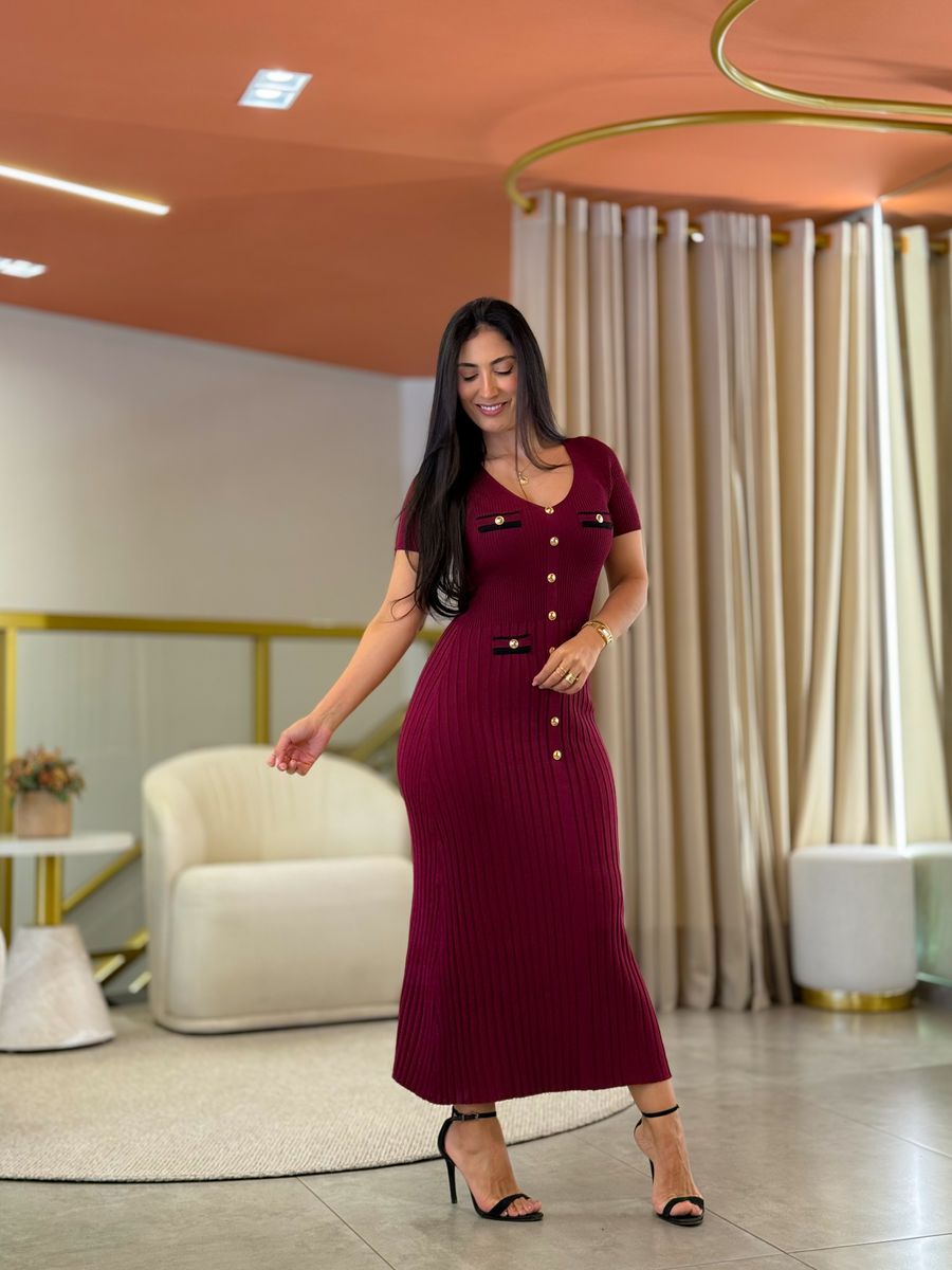Vestido Emilia Bordo