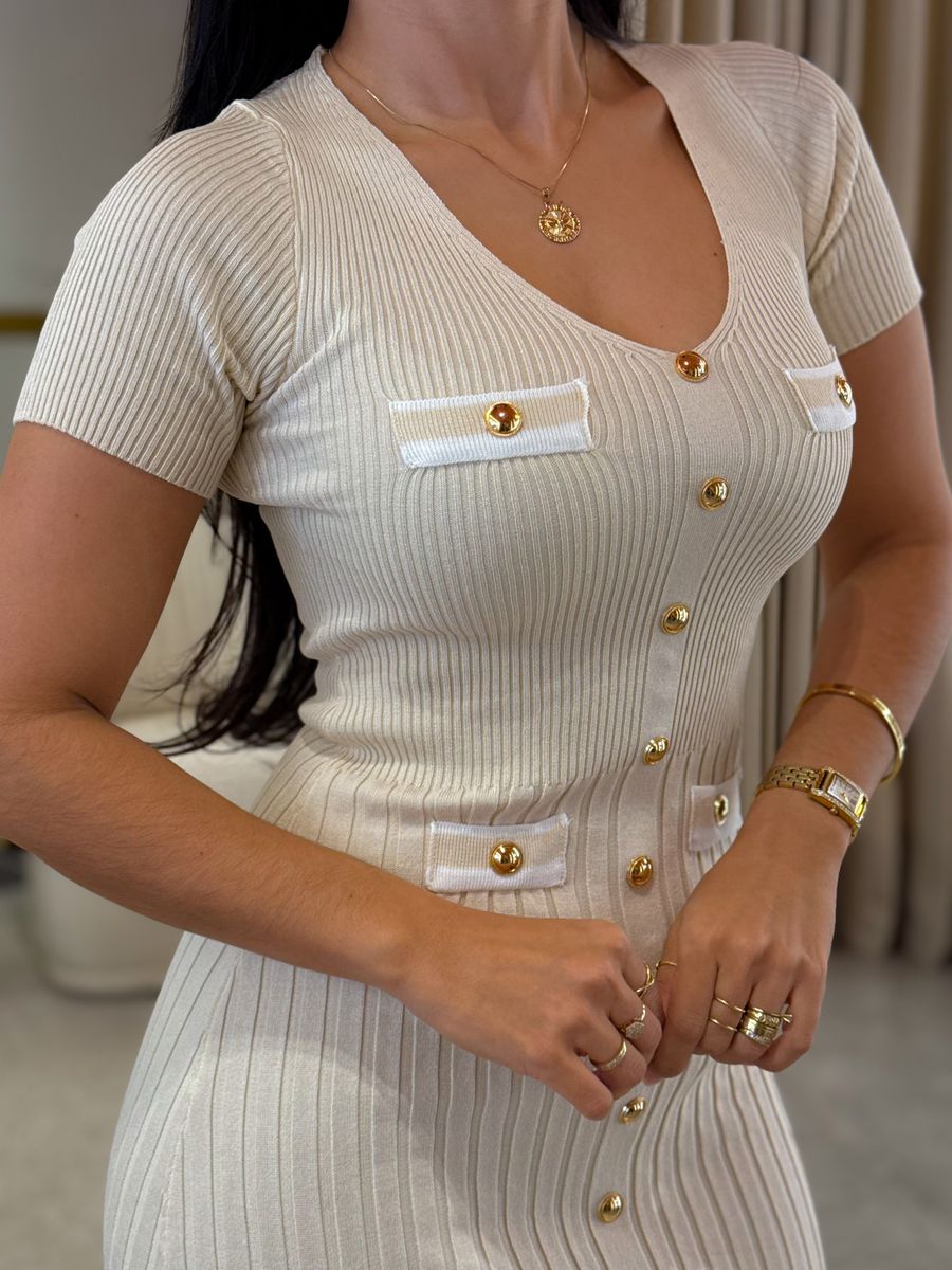 Vestido Emilia Creme