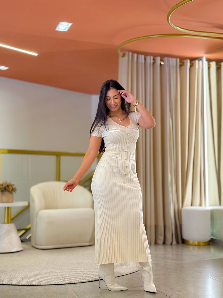 Vestido Emilia Creme