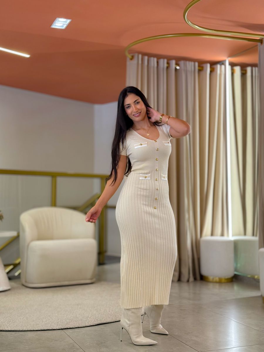 Vestido Emilia Creme