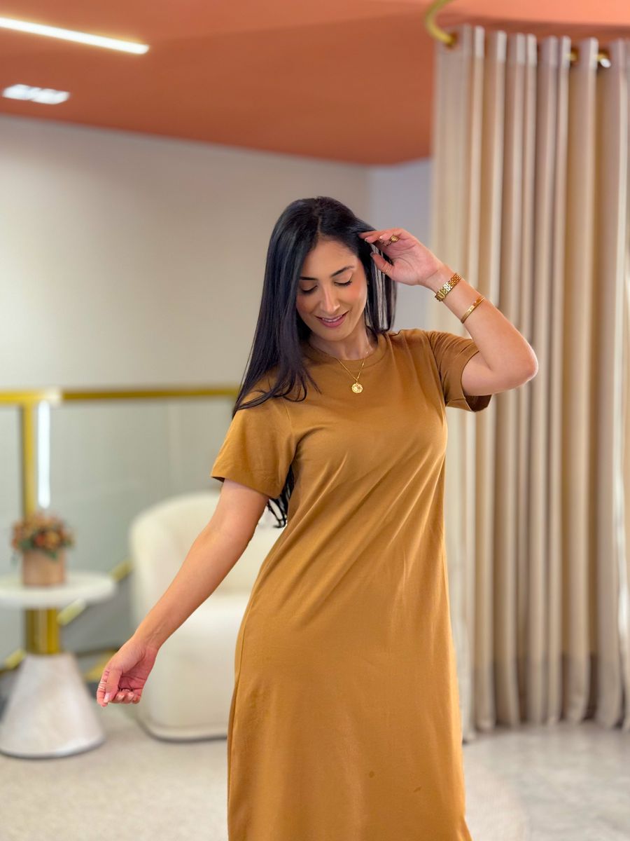 Vestido Leonora Caramelo