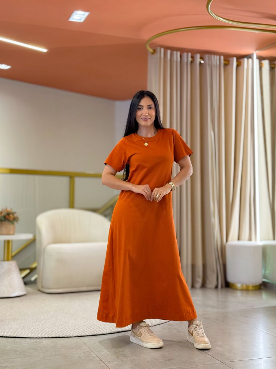 Vestido Leonora Terracota