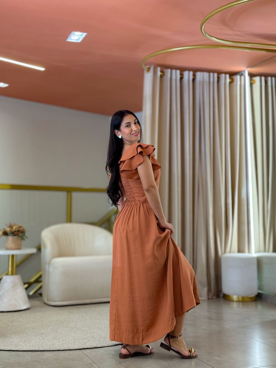 Vestido Ane Caramelo