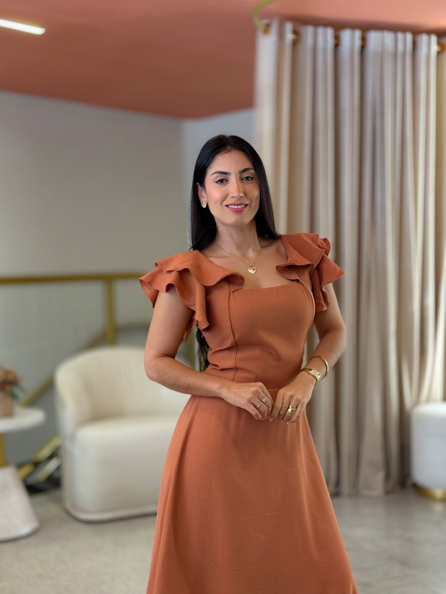 Vestido Ane Caramelo