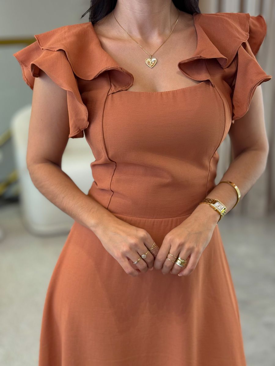 Vestido Ane Caramelo