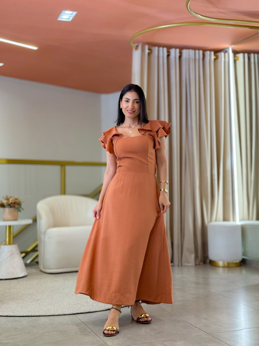 Vestido Ane Caramelo
