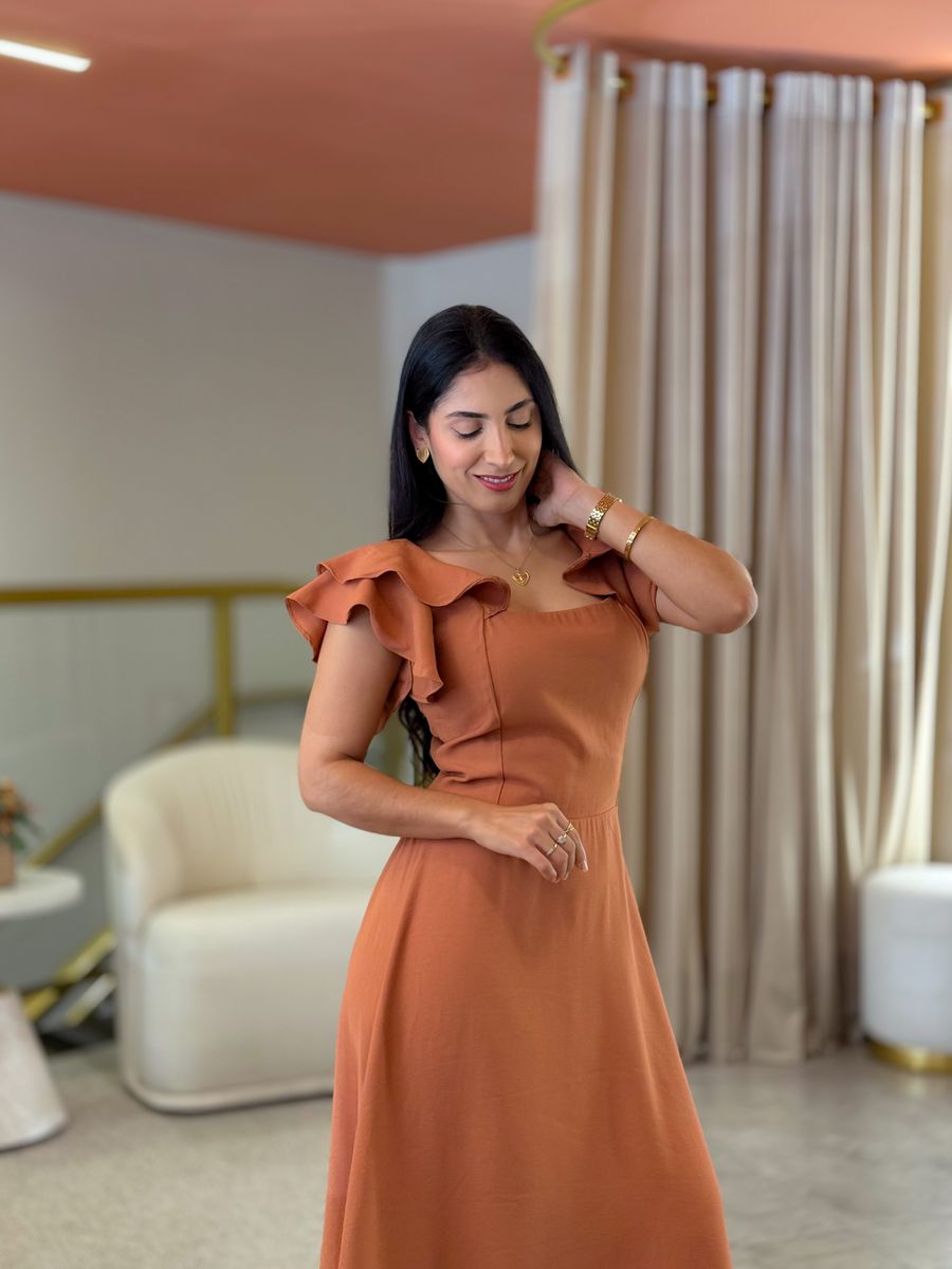 Vestido Ane Caramelo