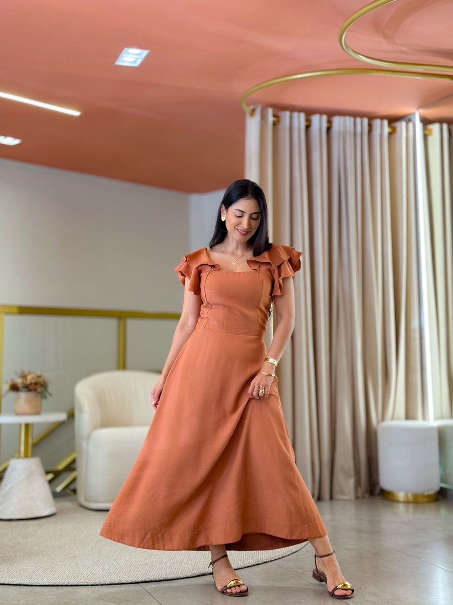 Vestido Ane Caramelo