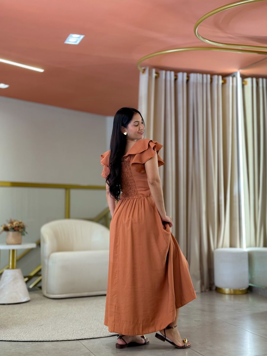 Vestido Ane Caramelo