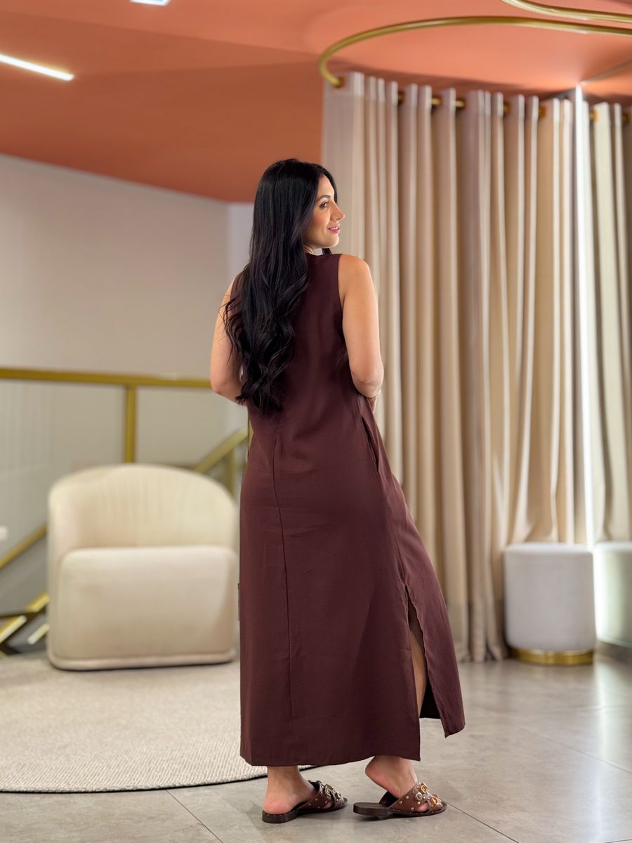 Vestido Diana Marrom
