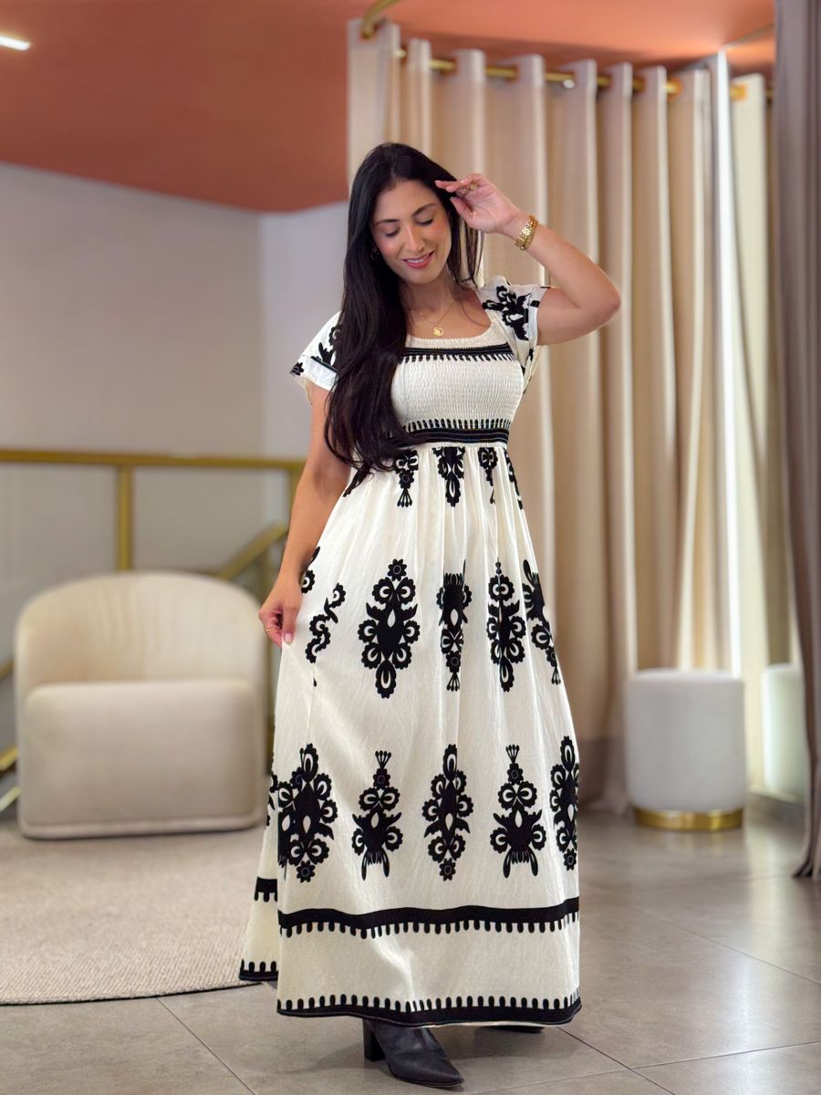 Vestido Carol Off White