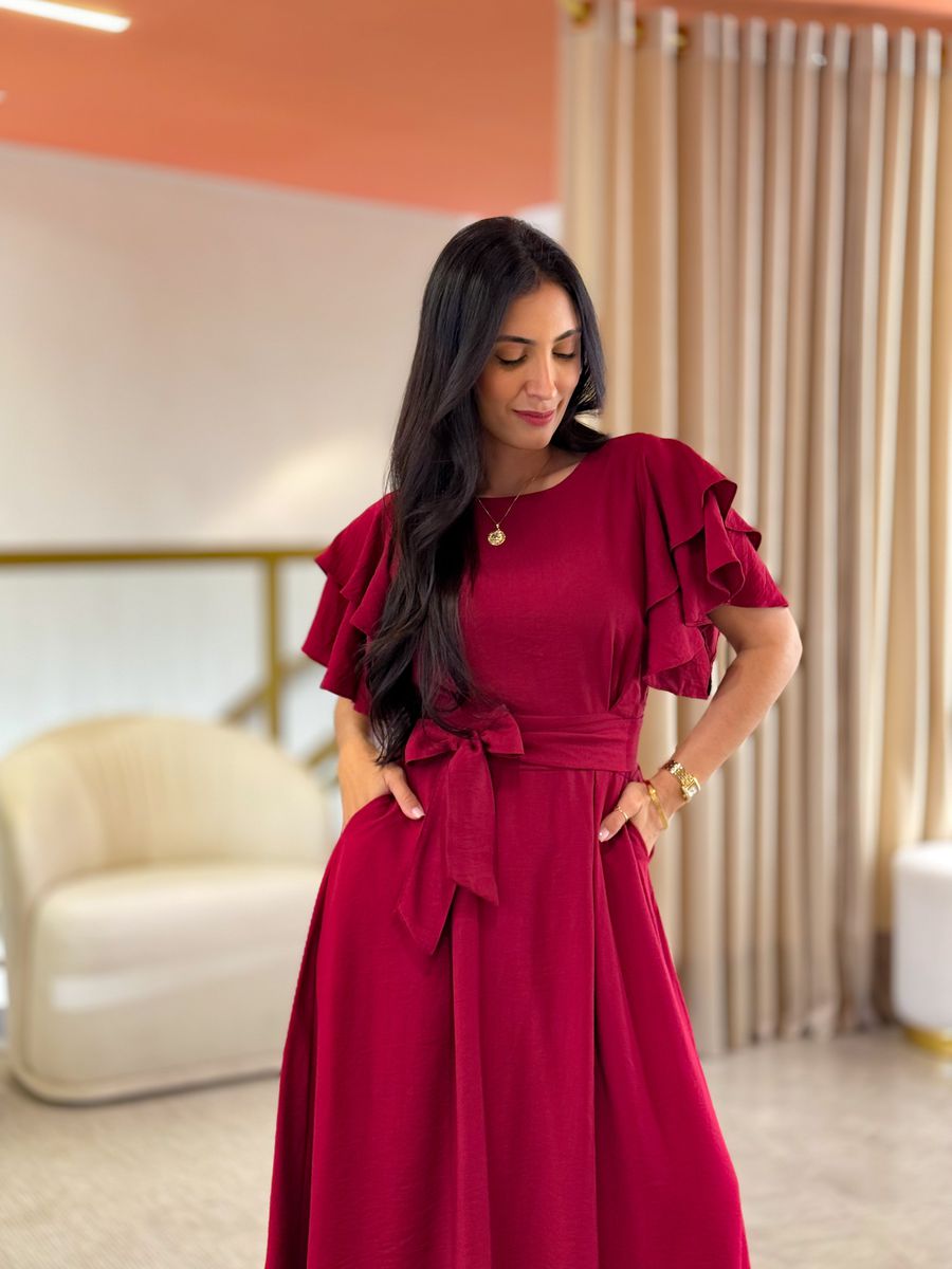 Vestido Suelen Vermelho