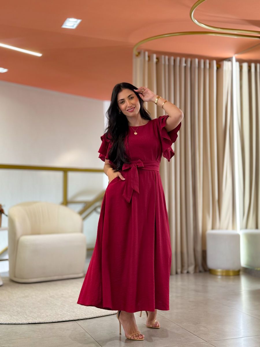 Vestido Suelen Vermelho