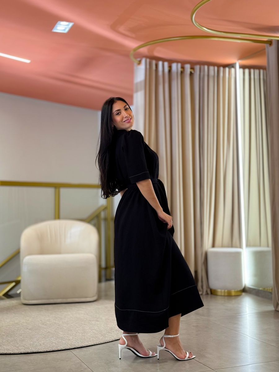 Vestido Nicole Preto