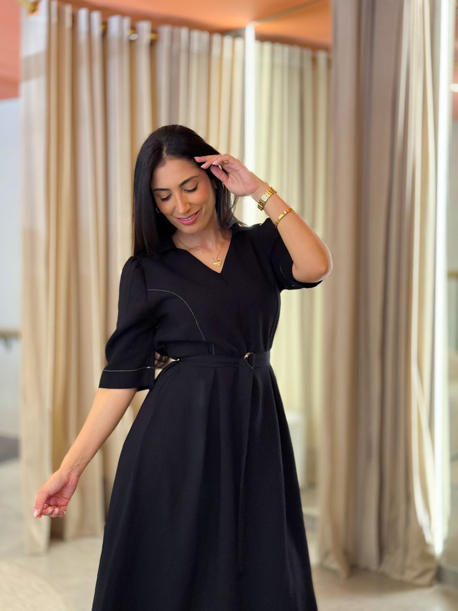 Vestido Nicole Preto