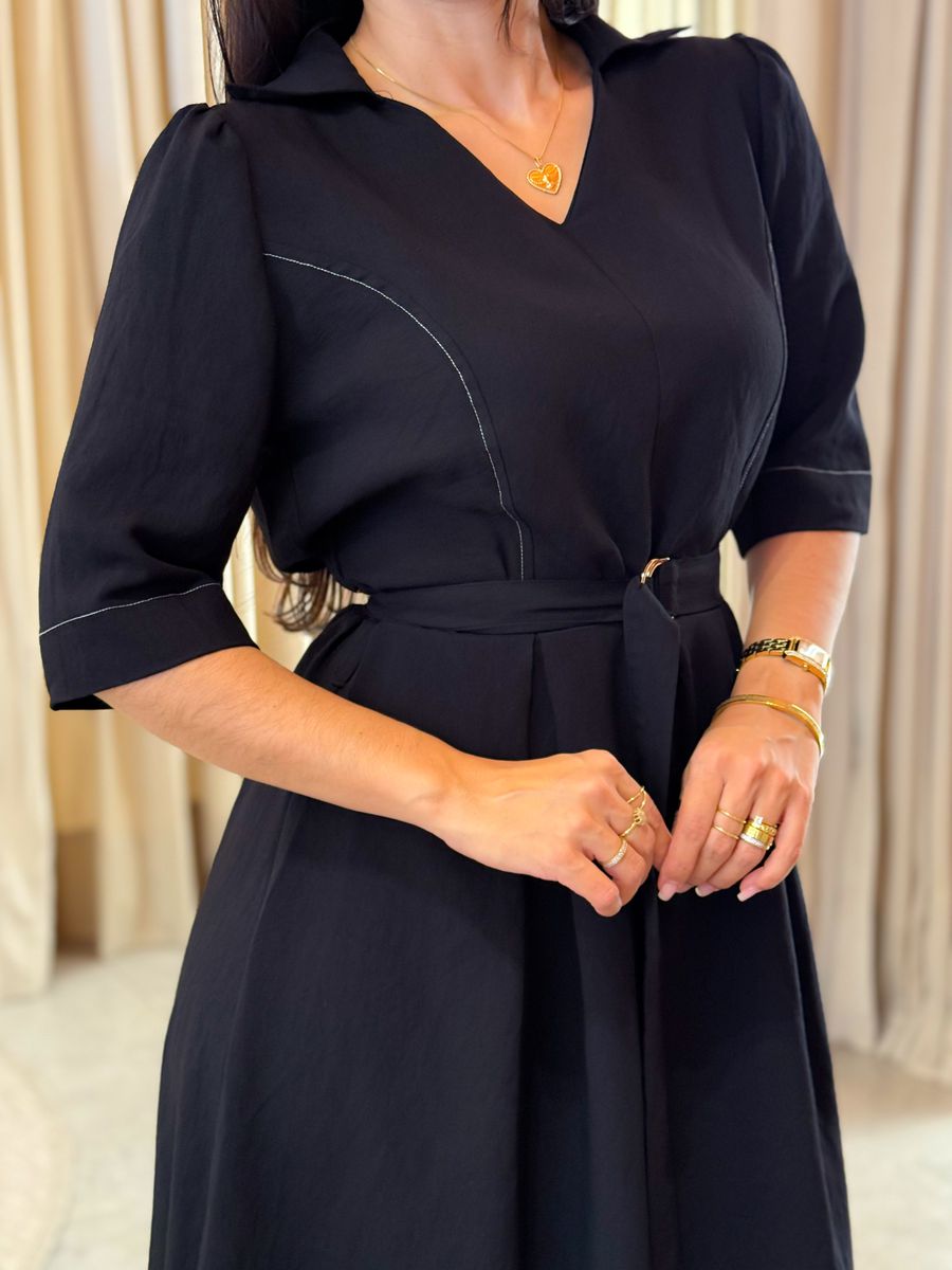 Vestido Nicole Preto